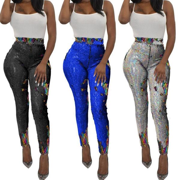 

streetwear sequin pants plus size fashion club outfit for women