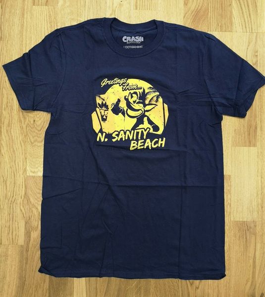 

crash bandicoot n sanity beach med lootgaming lootcrate exclusive wholesale custom environtal printed sweatshirt hoodie t shirt