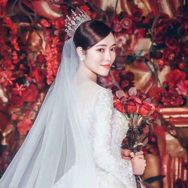 

волосы аксессуаров для взрослых моды корона головного убора лес супер фея богини невеста атмосферы роскошь три куска набора, Silver