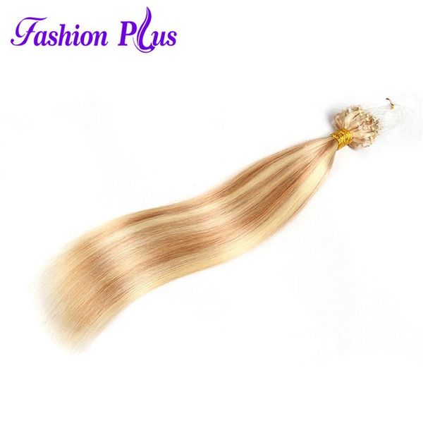 

micro loop hair extensions straight remy hair extensions clip in 1g/strand 100g 18-24inch micro ring human hair ex wmtttf, Black