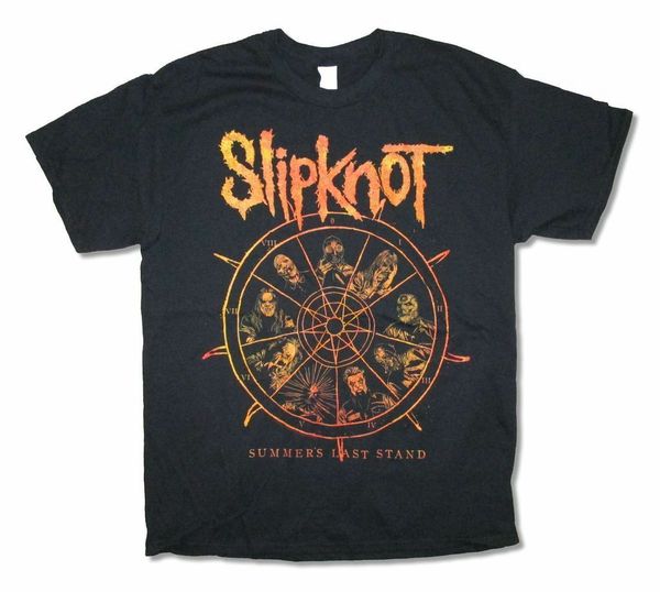 

slipknot clock summer's last stand 2020 tour black new official summer casual man good quality tee hoodie designers t shirts sweatshirt