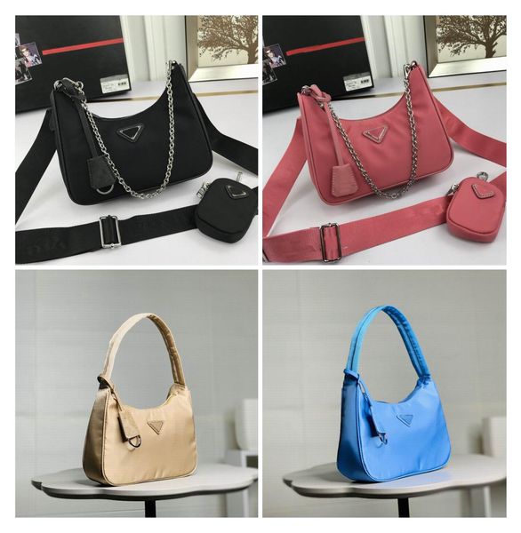 

box shoulder purse womens colors three bag baguette nylon ladys handbag with coin multiple handbags bags quality shipping xskxj