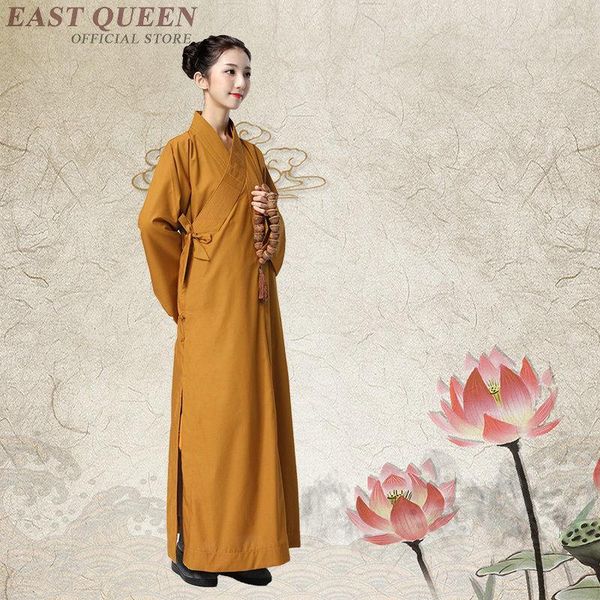 

ethnic clothing buddhist monk robes shaolin uniform women kk2291 y1, Red