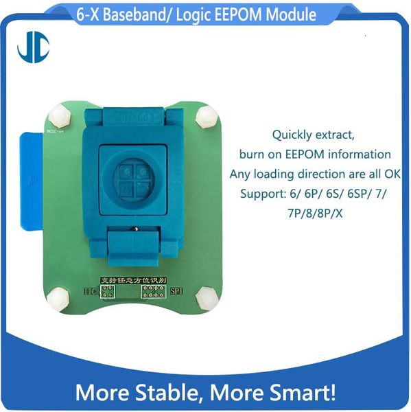 

jc baseband/logic eeprom chip repair socket tool for repair 6/6p/6s/6sp/7/7p/8/8p/x baseband and logic eeprom chip