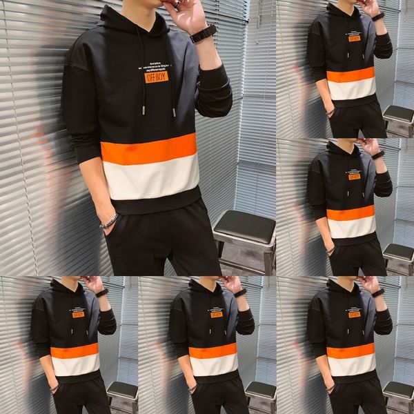 

wpwxr разнообразие жилет моды 2020 новой весны и мужские vestautumn корейский жилеты с капюшоном мужские случайные топ студент простой nvpmv, Black