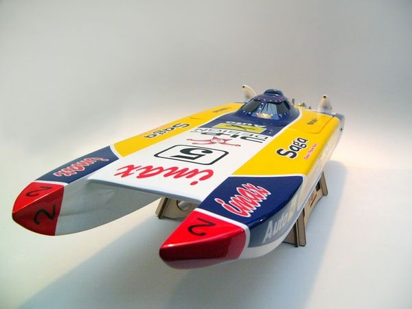 

dragon hobby saga cat 820ep v3 twin brushless motor w/ 80a esc*2 and servo racing speed boat