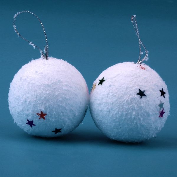 

kignt рождественские белых пен подвески аксессуары для украшения кулона красочного мяча рождественских украшений калиночка 8hwdv