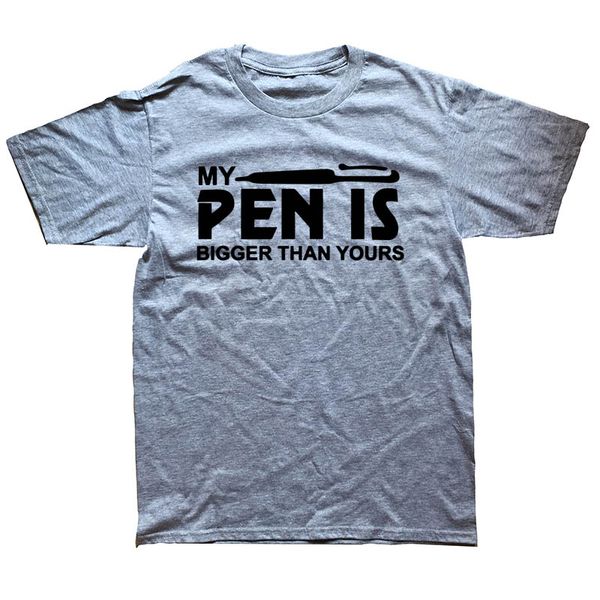 

my pen is bigger than yours humorous creative novelty men new short sleeve cotton tee hoodie designers t shirts sweatshirt