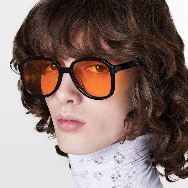 

sunglasses 2021 trend fashion women's transparent decorative glasses pink personality pc men's frame 100% uv400, White;black