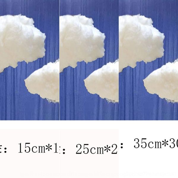 

szqhf wedding arrangement simulation decoration ornaments hanging ornamentss white clouds decoration stage prop window props cloud cotton cl