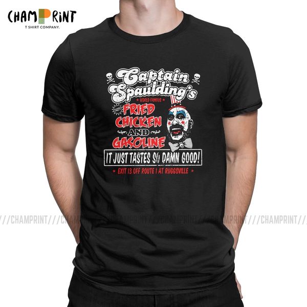 

men's captain spaulding fried chicken devils rejects house of 0 corpses horror halloween gift hooded sweatshirt hoodie men t shirt