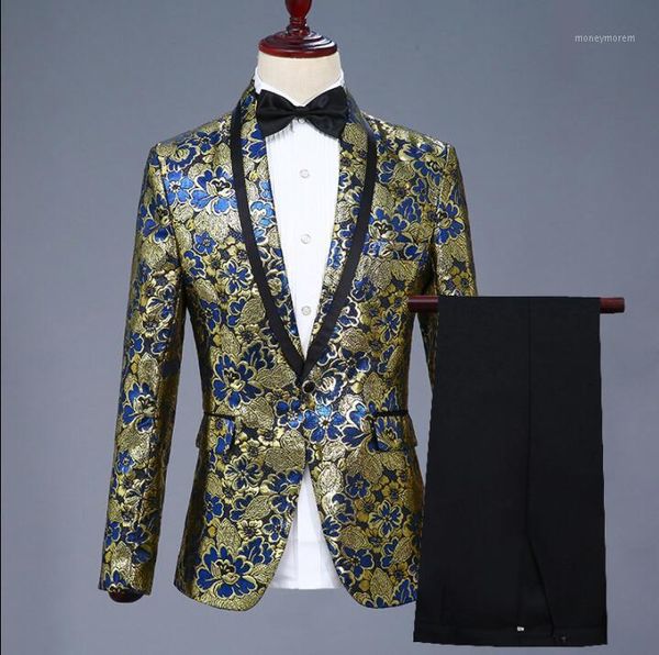 

jacquard blazer men suits designs stage costumes for singers jacket mens clothes dance star style dress rock masculino homme1, White;black