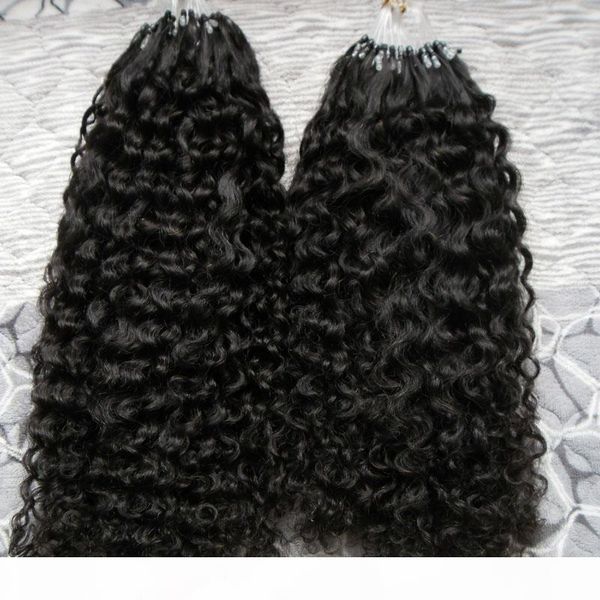 

afro kinky curly micro link human hair extensions black 200g brazilian kinky curly micro loop hair extensions 200s