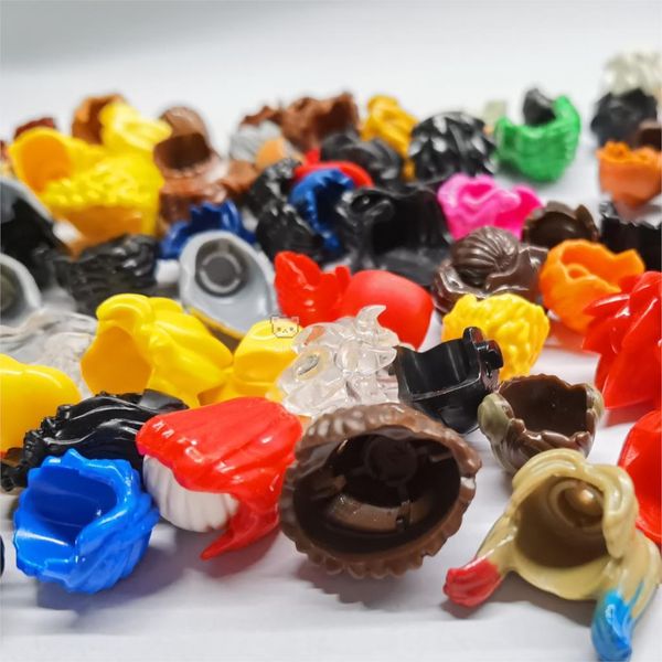 

случайные волоски 20шт 50шт 100шт аксессуары совместимость действие аниме мультфильм цифры character строительные блоки игрушки для малышей