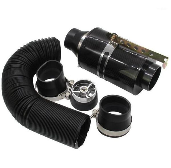 

air filter car modification intake pure carbon fiber bellows set high flow and efficiency mushroom head1