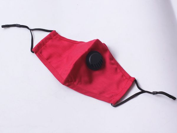 

u9ioru fashion cotton face masks with breath valve pm2.5 mouth anti-dust reusable fabric mask 1 n