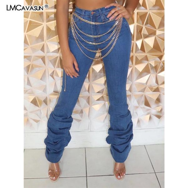 

women's jeans lmcavasun women high waisted skinny pants womens streetwear autumn winter ladies, Blue
