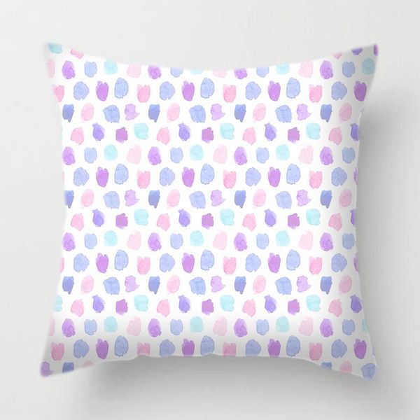 

односторонняя печать полиэстера подушки подушки фрукты оранжевый арбуз цветка зеленая геометрия декоративная подушка для автомобильного дива