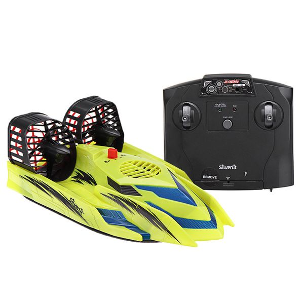 

silverlit 2.4g water and land hovercraft rc boat 10km/h random color outdoor toys for kids 2019 new arrival