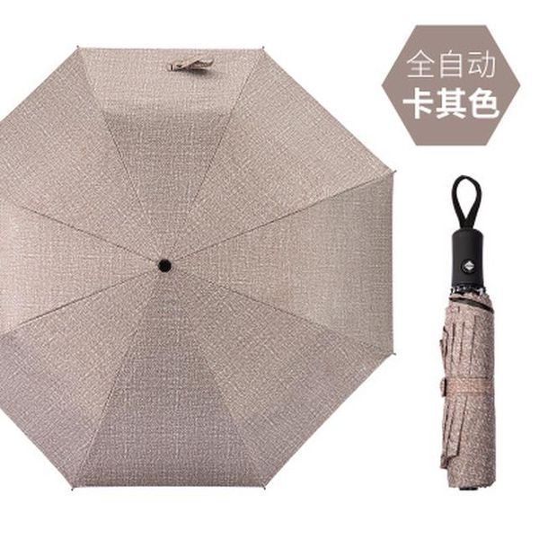 

full matic oversize reinforced umbrella three folding male female parasol umbrella rain women windproof umbrellas rain men bbymox