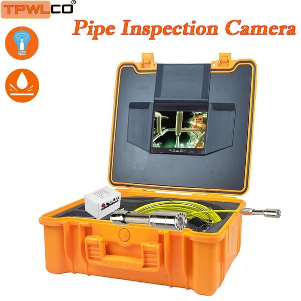 

20m dvr pipe wall sewer inspection camera system industrial pipeline video endoscope 23mm lens sewer drain snake camera