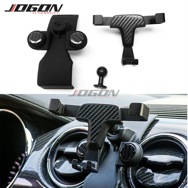 

for ford mustang 2015 - 2019 car air vent outlet dashboard mobile cell phone holder mount bracket accessories