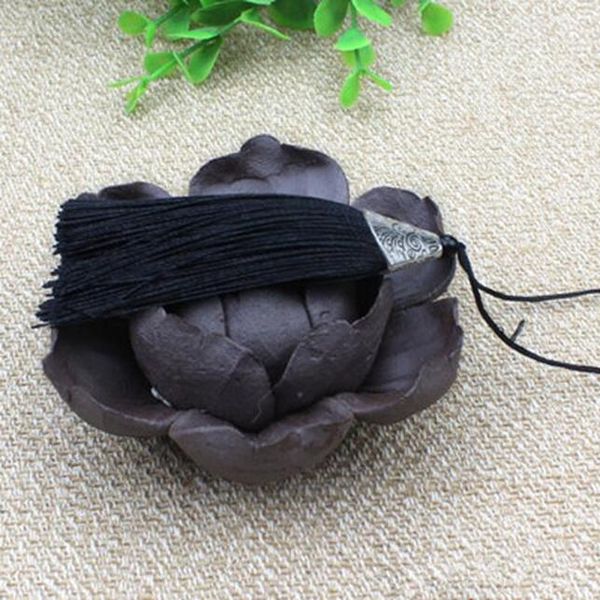 

10pcs metal caps tassels fringe pendant diy material smooth cord party tassel trim jewelry curtains decor ribbon accessories h jllxpo