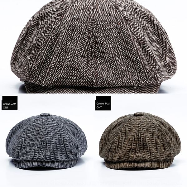 

zffq woolen classic winter womens knitted hats baggy caps fashion pearl artist french sweet beret cap y91, Blue;gray