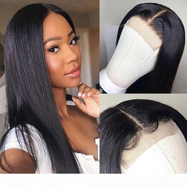

10a pre-plucked straight 13*4 human hair 360 lace front wigs brazilian indian 360 full lace human hair wigs with baby hair, Black;brown