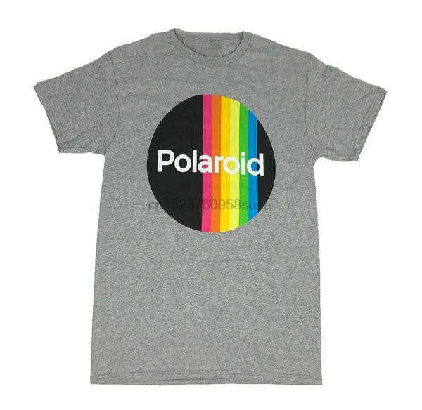 

polaroid rainbow circle logo instant film camera mens t shirt s-3xl fashion cool tee shirt sport hooded sweatshirt hoodie