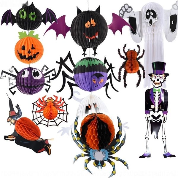 

20c5d halloween spider pendant spider lantern props halloween witch kindergarten pumpkin halloween paper pendant paper paper lantern props p