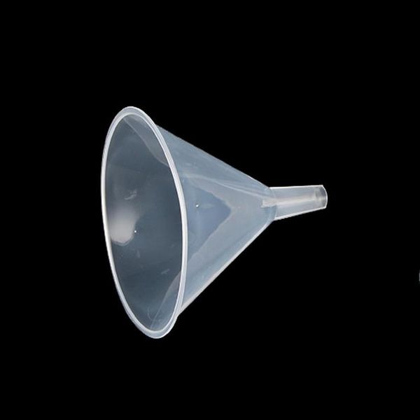 

150mm plastic small funnels perfume liquid essential oil filling empty bottle packing funnel laboratory analysis suppli qylvto