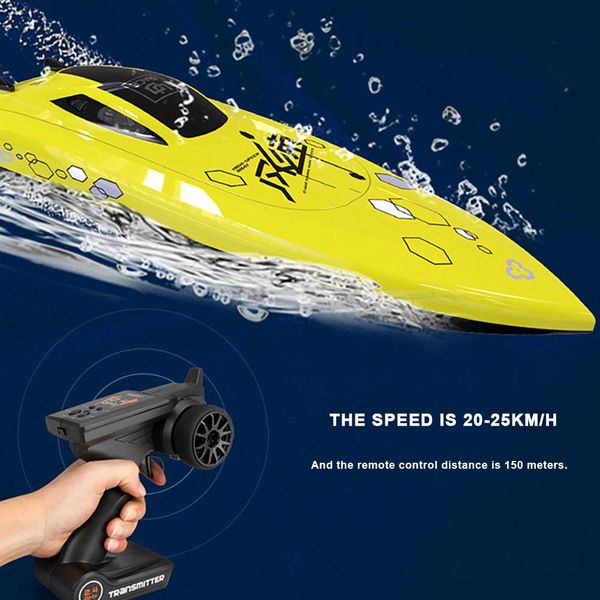

udi904 high speed remote control boat double layer cover waterproof 2.4g speedboat model toy navigation model
