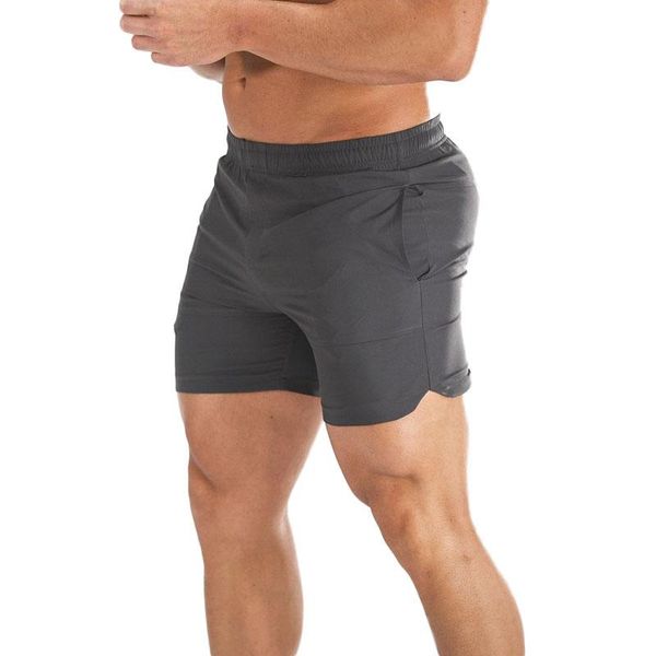 

men's shorts summer mens casual skinny gyms fitness workout sportswear bottoms male crossfit short pants solid thin beach, White;black