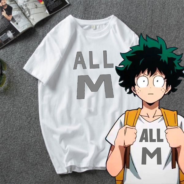 

sport my hero academia boku anime t shirt men clothing women t-shirt camisetas hombre harajuku streetwear tee men 2020 white top