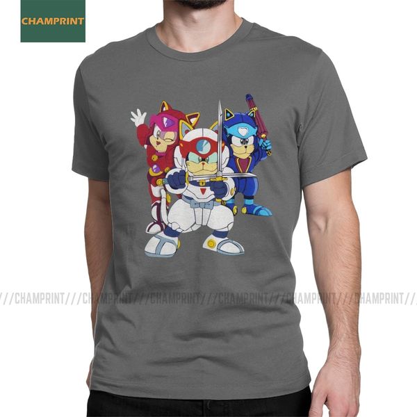 

sport men's t-shirts samurai pizza cats novelty pure cotton tees short sleeve 90s cat retro japan anime t shirts round collar