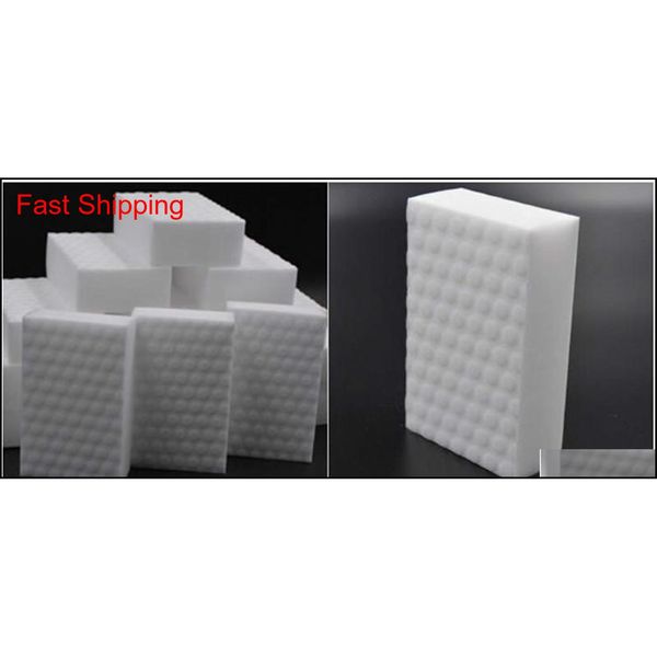 

10*7*3cm 10pcs double compressed kitchen cleaning melamine sponge magic eraser cleaning accessory supplier qyllcb ppshop01