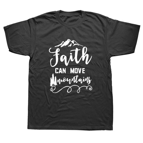 

jesus christian faith can move mountains funny men summer harajuku short sleeve streetwear black hoodie designers t shirts sweatshirt