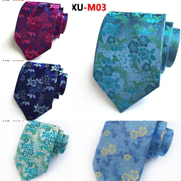 

9gzh tie classic polka dot color 6 new jacquard woven silk men'sof necktie gz318945, Blue;purple