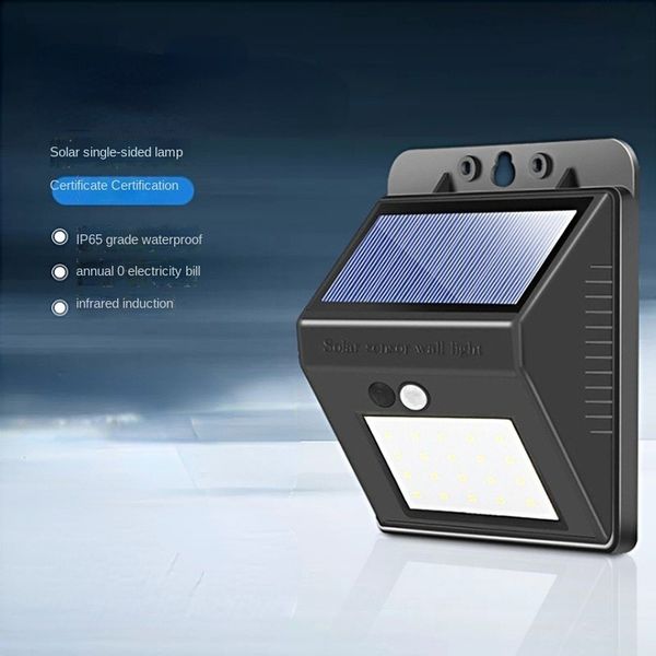 

solar led wall lamp human body induction courtyard luminous solar lamp waterproof outdoor lamp(the logistics price pls contact us)