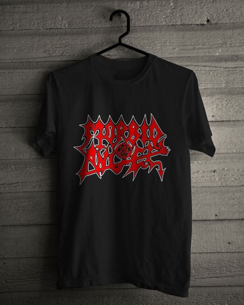 

morbid angel shirt, red logo black metal tee, size s,m,l,xl,2xl,3xl novelty cool 's short sleeve sport hooded sweatshirt hoodie t shir