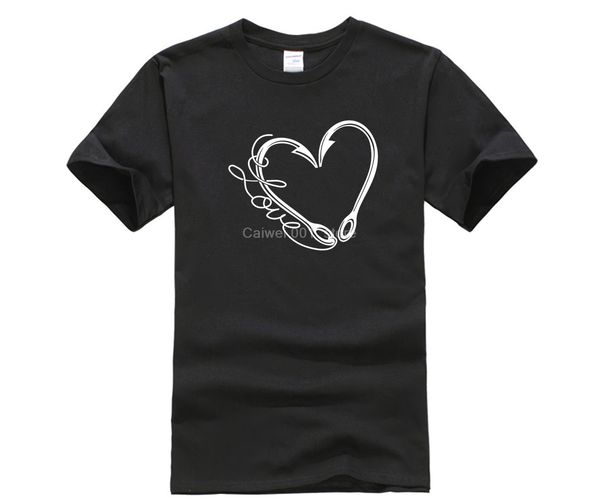 

round neck cool 's fishinger hook heart love fashion casual print fashion fashion sport hooded sweatshirt hoodie men t shirt