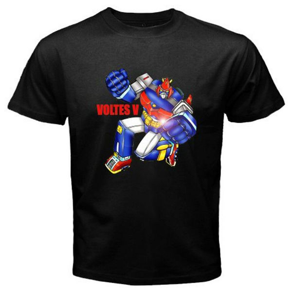 

new voltes v anime mecha cartoon retro men's black t shirt size s to 3xl loose size tee shirt sport hooded sweatshirt hoodie