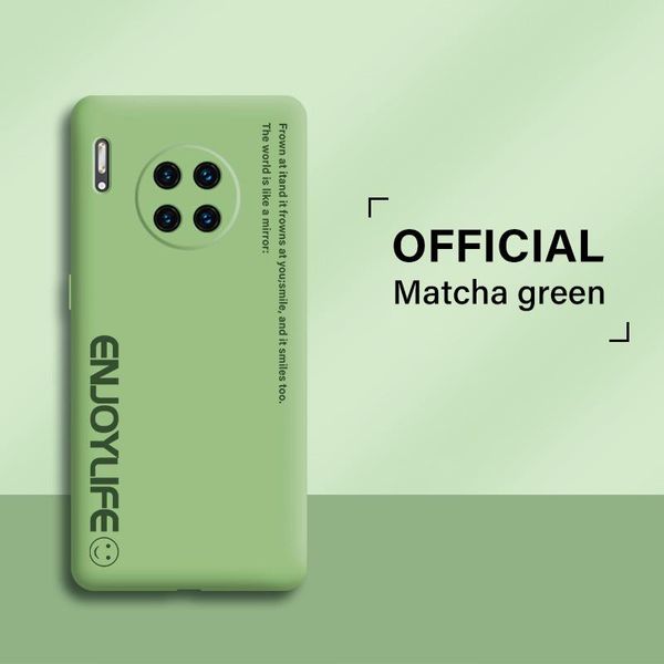 

ультратонкие симпатичный мягкий жидкий силиконовый телефон чехол для huawei mate 30 20 p40 p30 p20 lite pro honor luxury окрашенных красочны