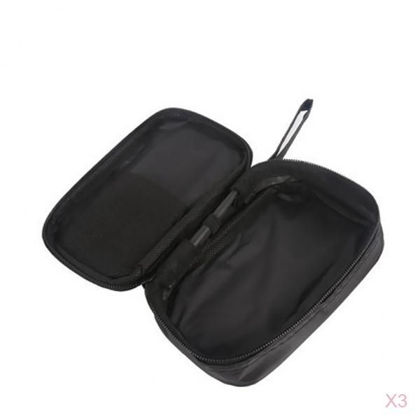 

3pcs zipper carry soft case/bag use for clamp meter t5-1000 t5-600