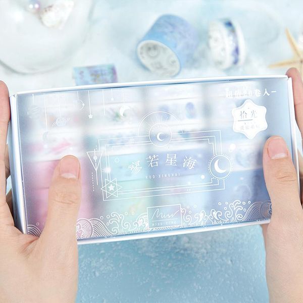 

20 шт. коробка ретро wasi лента набор бронзовая лента бумага подарок наклейка материал японский kawaii декоративная маскировка лента офисное