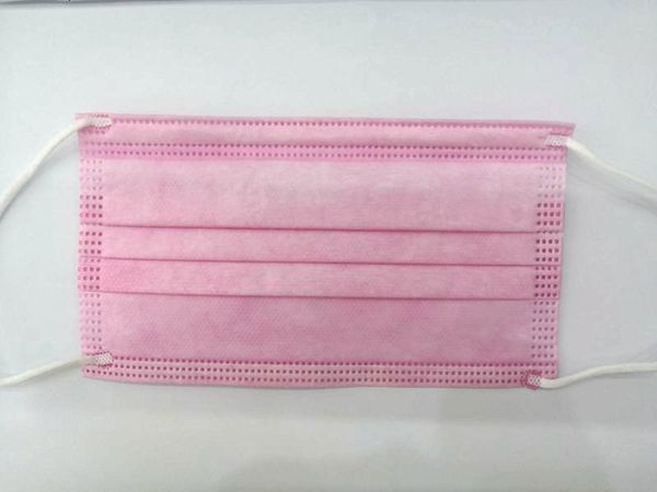 

with pink white black disposable elastic ear face loop 3 ply breathable dust air anti-pollution mouth masks childr