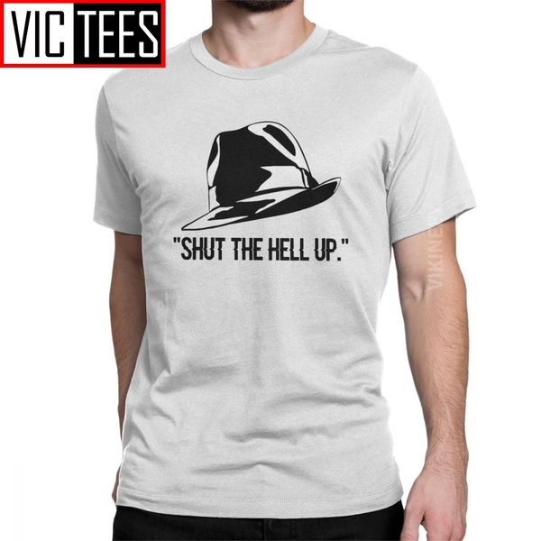 

the blacklist quotes shut the hell up t-shirt men reddington raymond t shirt tv red hat crime cotton sport hooded sweatshirt hoodie