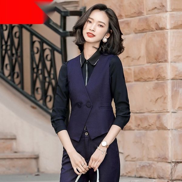

professional financial women's interview business dress insurance vest waistcoat l professional suit financial women's suit interv, White;black