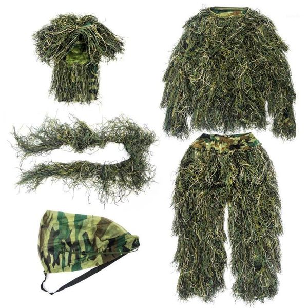 

guguluza woodland camo ghost ghillie suit,superior hunting clothes for men hunters sniper1